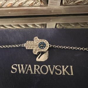 Swarovski silver bracelet representing protection, power and strength.